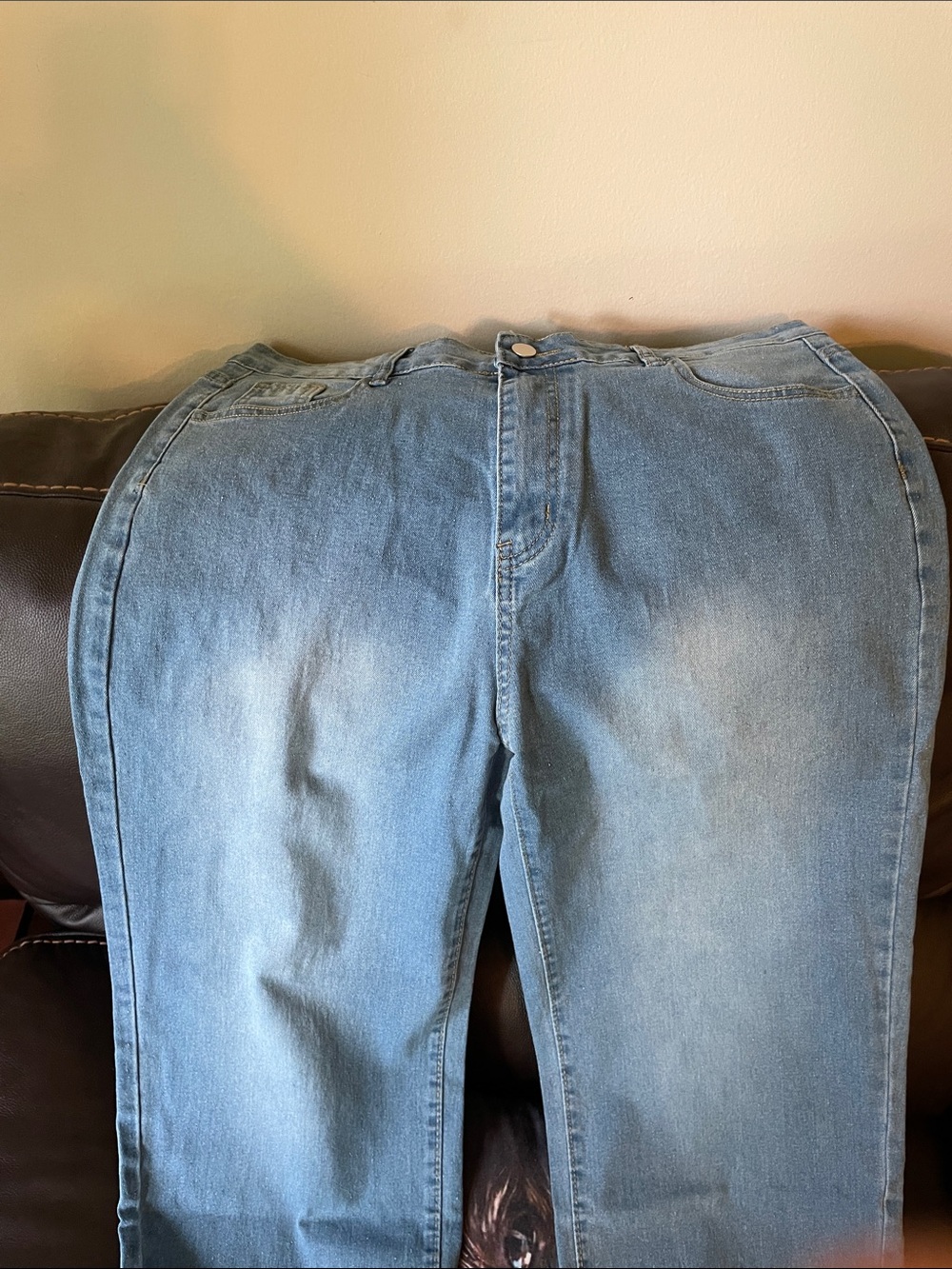 Blue jeans size xl